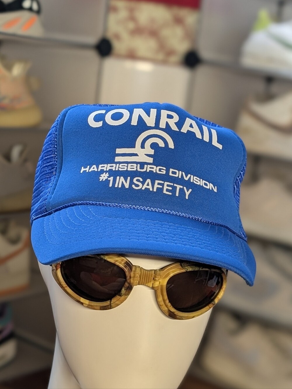 Conrail Vintage Railroad Trucker Hat (OS)